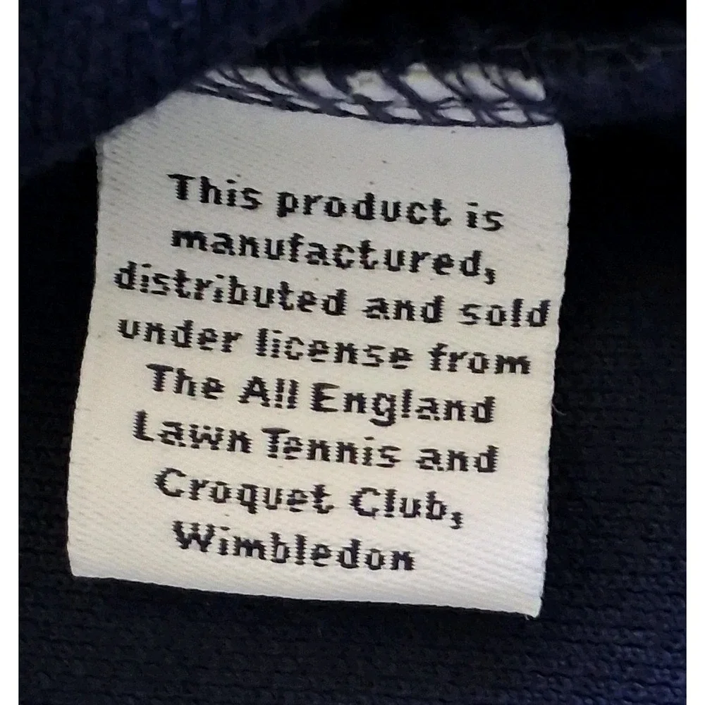 Polo Ralph Lauren Wimbledon Polo Men's Size XL Navy Big Pony Tennis Patch 2012